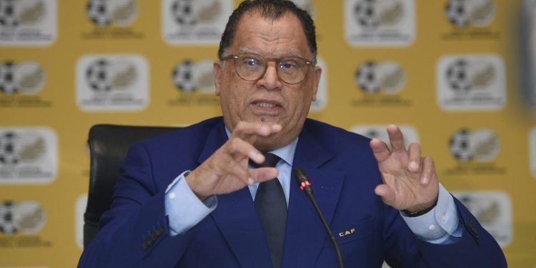 SAFA President Dr Danny Jordaan  during the South Africa Team Announcement at SAFA Houseon 18 April 2023  © Sydney Mahlangu/BackpagePix